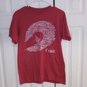 Coca Cola / Coke Surf Wave / Red T-Shirt